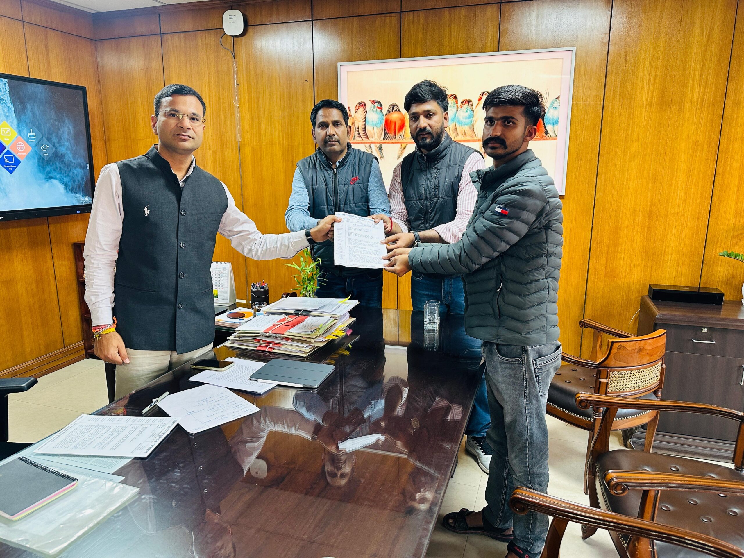 Rajasthan Aadhaar Union Meeting with DOIT Commissioner